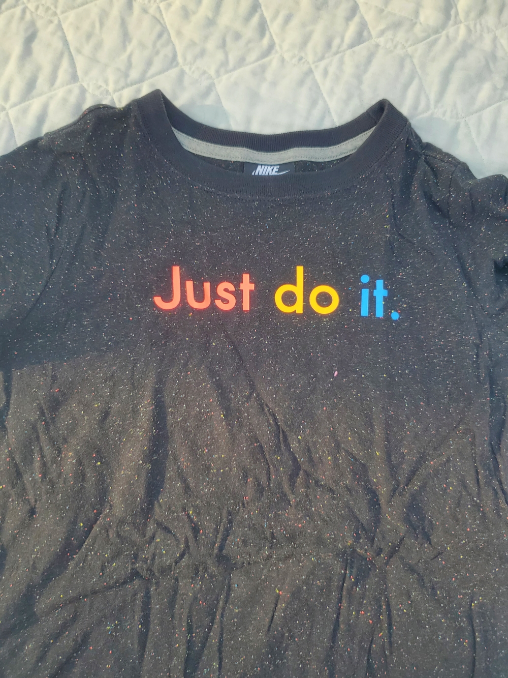 Nike Womens' Black 'Just Do It.' Graphic Tee - Picture 5 of 6